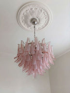 Murano Chandelier – 53 petals – Pink