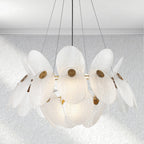 Snow Petal Glass Chandelier