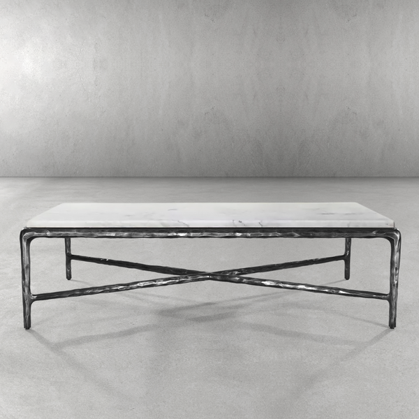 Thaddeus Rectangle Marble Coffee Table