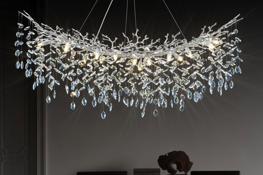 Modern Crystal Tree Branch Chandelier -kimoylights