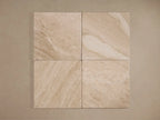 Ilaria Dining Table Beige Coralle Marble Pedestal Artisanal Dining