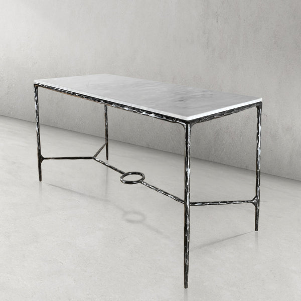 Thaddeus Rectangle Marble Desk