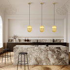 Capsule/Bilayer/Raindrop Type Alabaster Marble Modern Pendant for All Scene