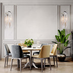 Fiona Aluminum Chain Tassel Wall Sconce