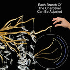 Modern Ice Eyes Tree Branch Chandelier for All rooms 47" -kimoylights