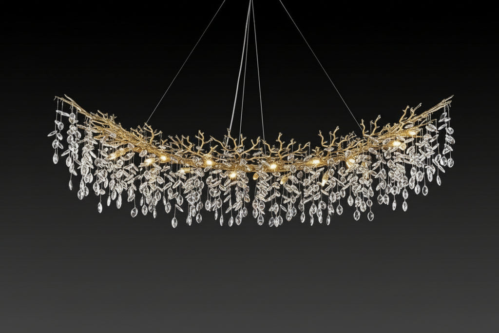 Modern Crystal Tree Branch Chandelier - kimoylights