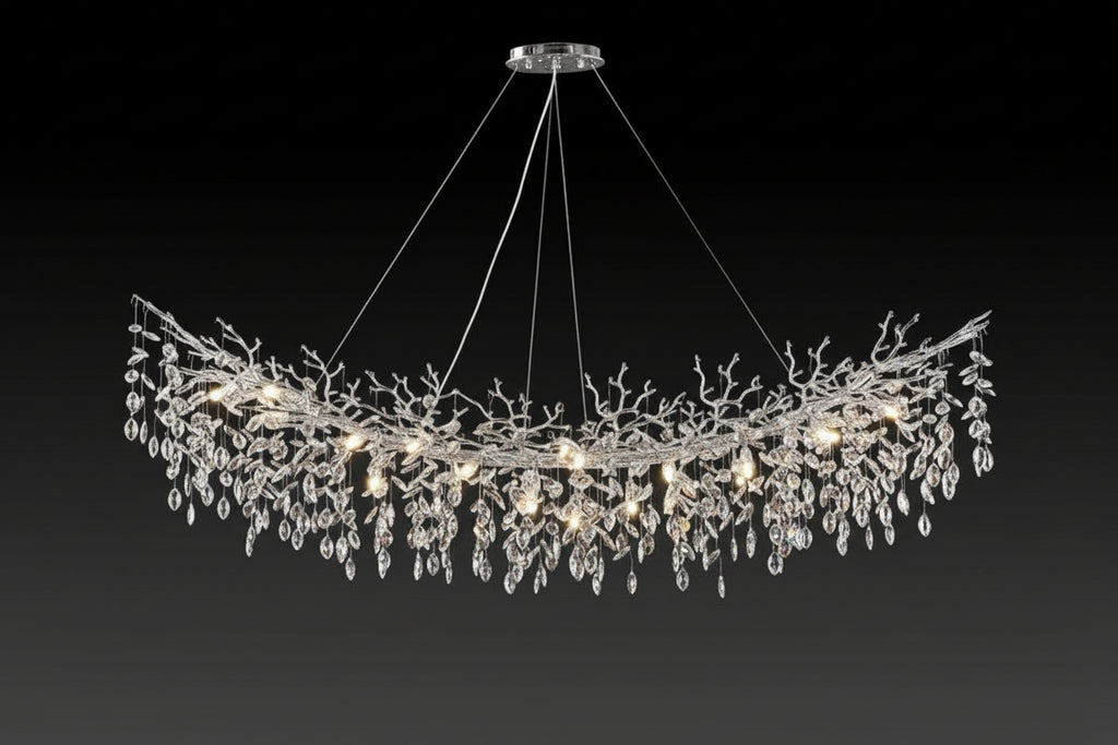Modern Crystal Tree Branch Chandelier -kimoylights