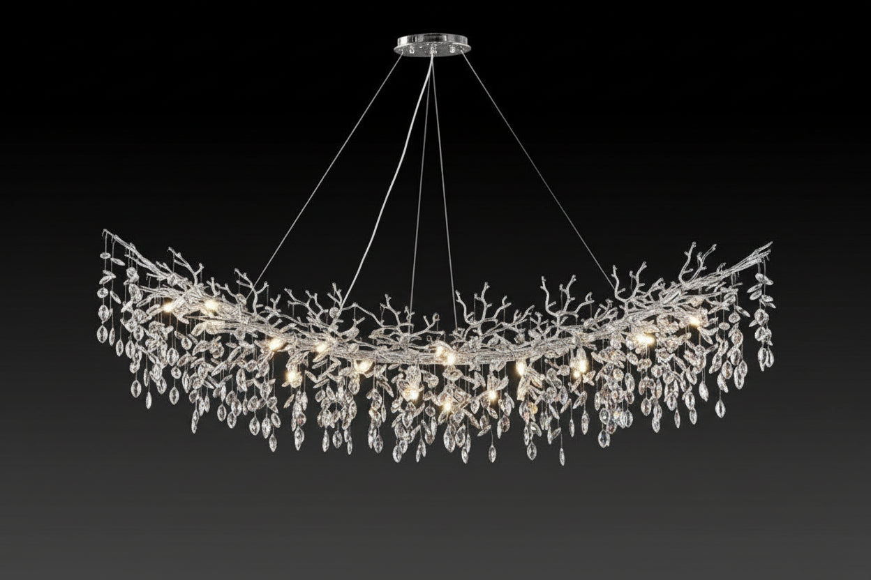 Modern Crystal Tree Branch Chandelier -kimoylights