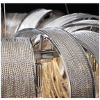 Alisa Luxury Aluminum Chain Tassel Chandelier  - kimoylights
