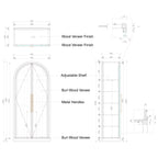 Hattie Burl Tall Cabinet