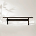 Mihaela Dining Table Handcrafted Romanian Oak With Walnut Veneer
