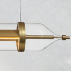 Ethereal Linear Glass Chandelier