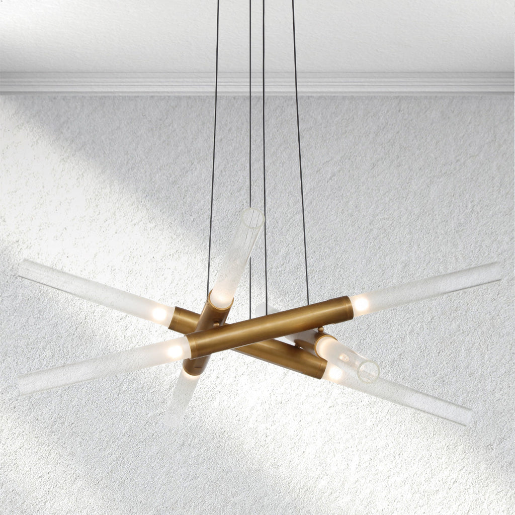 Heritage Intersecting Tube Chandelier