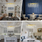 Modern Ice Eyes Tree Branch Chandelier for All rooms 47"-kimoylights