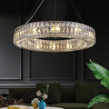 Modern K9 Crystal Round/Rectangular Chandelier 32" 61" - kimoylights