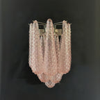 Murano Wall light Drop Pink