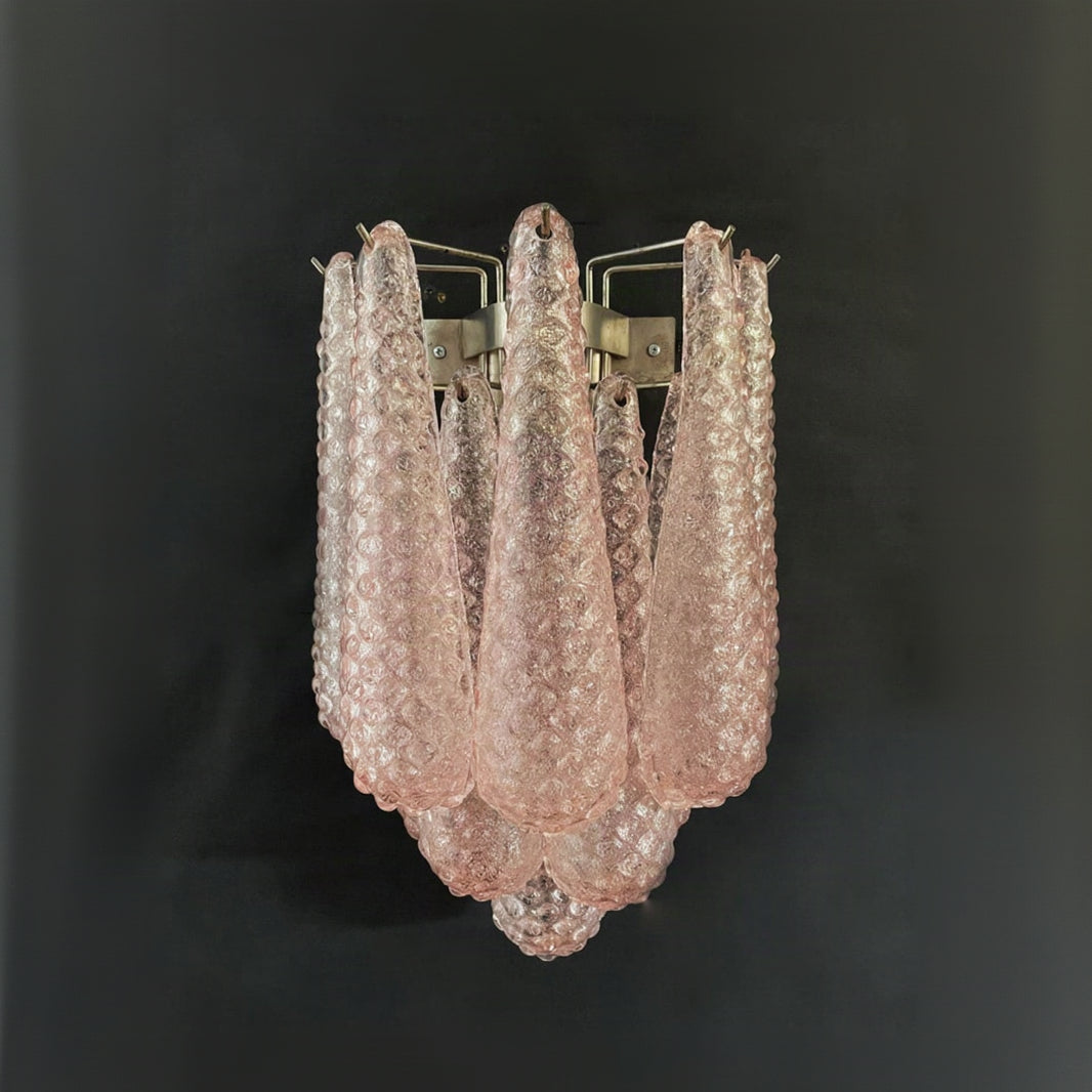 Murano Wall light Drop Pink
