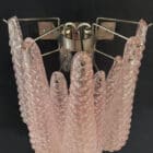 Murano Wall light Drop Pink