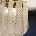 Murano Ceiling lamp 32 Drops Transparent
