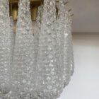 Murano Ceiling lamp 32 Drops Transparent