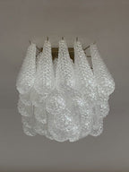 Murano Ceiling lamp 32 Drops Transparent