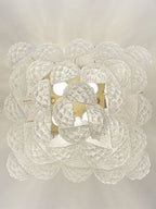 Murano Ceiling lamp 32 Drops Transparent