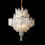 Alisa Luxury Flower Chain Tassel Chandelier- kimoylights