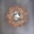Murano Chandelier 41 Drops Pink