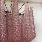 Murano Chandelier 41 Drops Pink