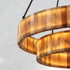 Carey Eterna Alabaster Round Chandelier
