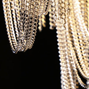 Alisa Luxury Aluminum Chain Tassel Chandelier  - kimoylights