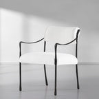 Thaddeus Retro Copper Iron Frame Dining Chair