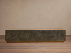 Acacius Industrial Coffee Table Oxidized Steel Reclaimed Wood Living