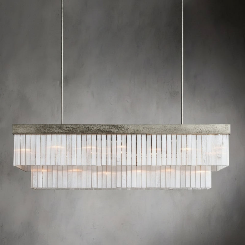 Adam Large Rectangular Chandelier -kimoylights