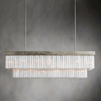 Adam Large Rectangular Chandelier  -kimoylights