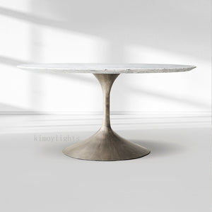 Aero Stone Round Dining Table