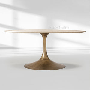 Aero Stone Round Dining Table