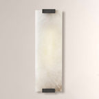 Hand-Carved Alabaster Grand Sconce