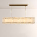 Mara Alabaster Linear Chandelier 54"