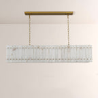 Mara Alabaster Linear Chandelier 54"