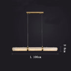 Alabaster Cylindrical Chandelier- kimoylights