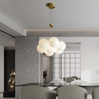 Alabaster Global Ceiling Pendant