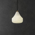 Alabaster Hat Pendant Light
