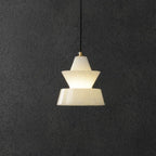 Alabaster Hat Pendant Light