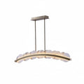 Alabaster Meridian Kitchen Island Chandelier 47" - kimoylights