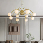 Alabaster Radial Chandelier - kimoylights