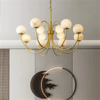 Alabaster Radial Chandelier- kimoylights