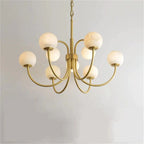 Alabaster Radial Chandelier- kimoylights