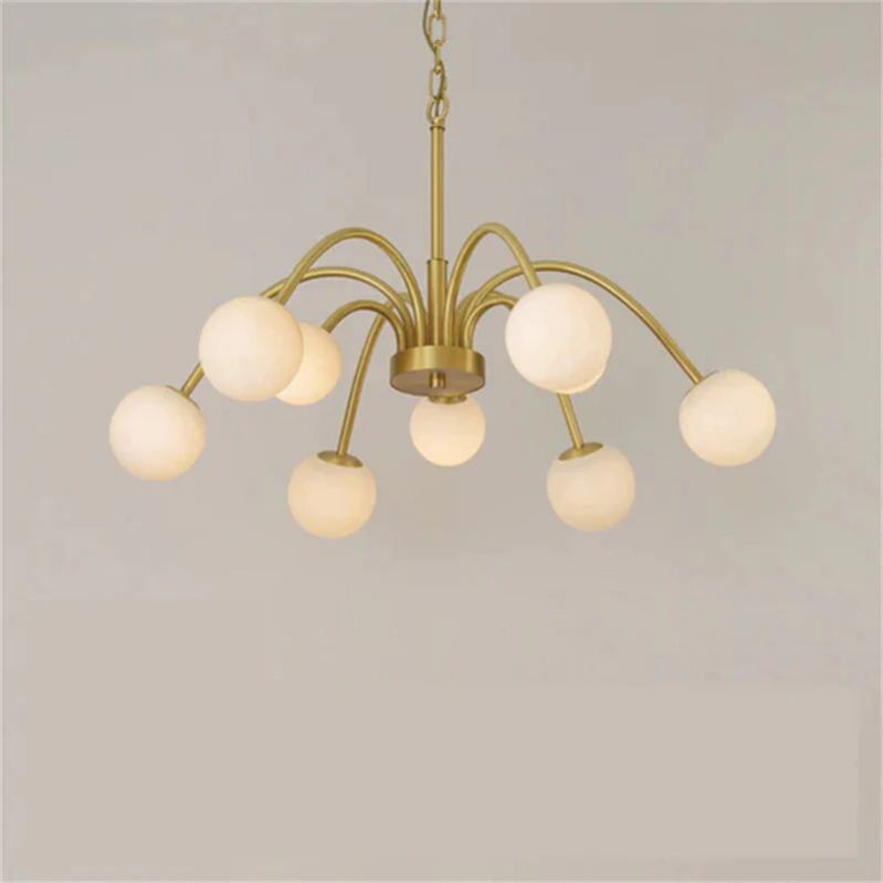 Alabaster Radial Chandelier - kimoylights