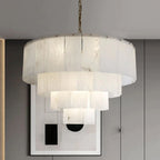 Alabasterk Multi-Layer Modern Round Chandelier 31" - kimoylights